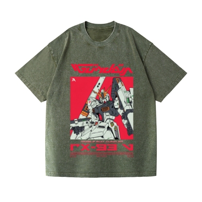 Gundam Vintage Wash Japanese Design T-Shirt