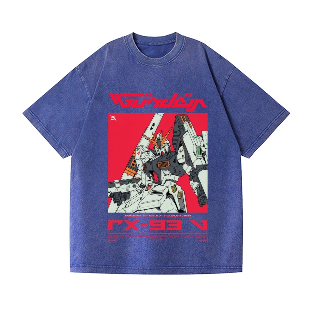 Gundam Vintage Wash Japanese Design T-Shirt