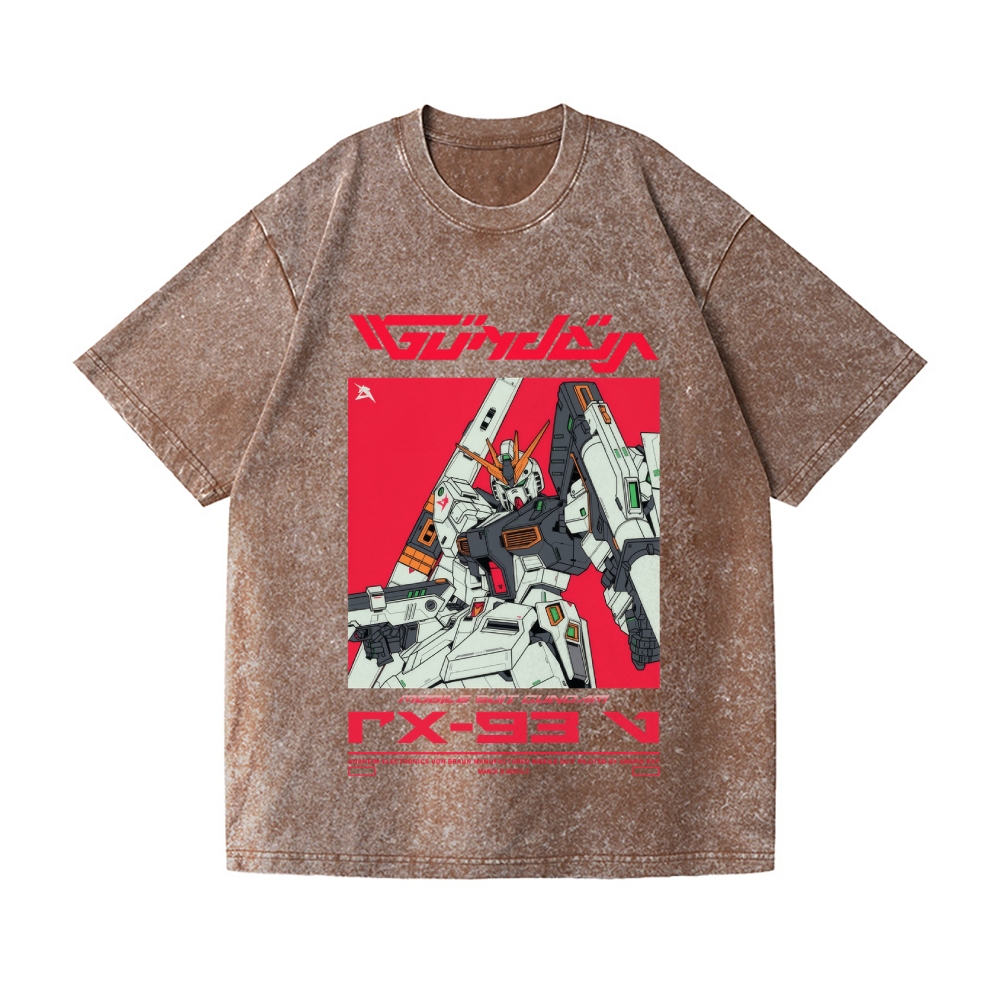 Gundam Vintage Wash Japanese Design T-Shirt