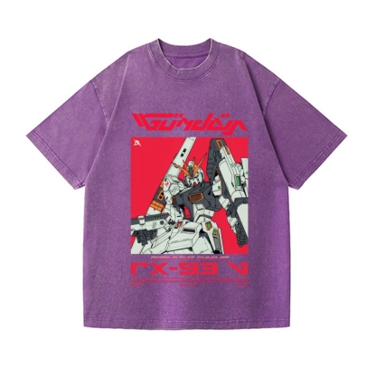 Gundam Vintage Wash Japanese Design T-Shirt