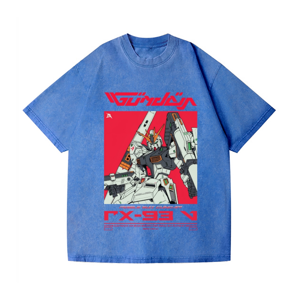 Gundam Vintage Wash Japanese Design T-Shirt
