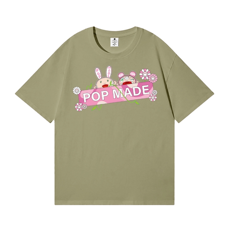 Pop-made Sunflower TM Japanese Style Classic Tee