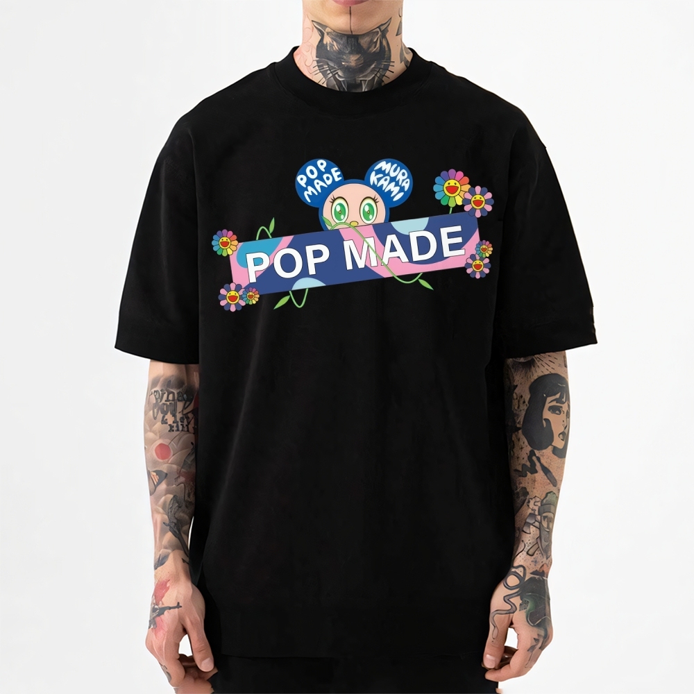 Pop-made Sunflower TM Japanese Style Classic Tee