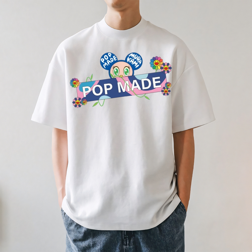 Pop-made Sunflower TM Japanese Style Classic Tee
