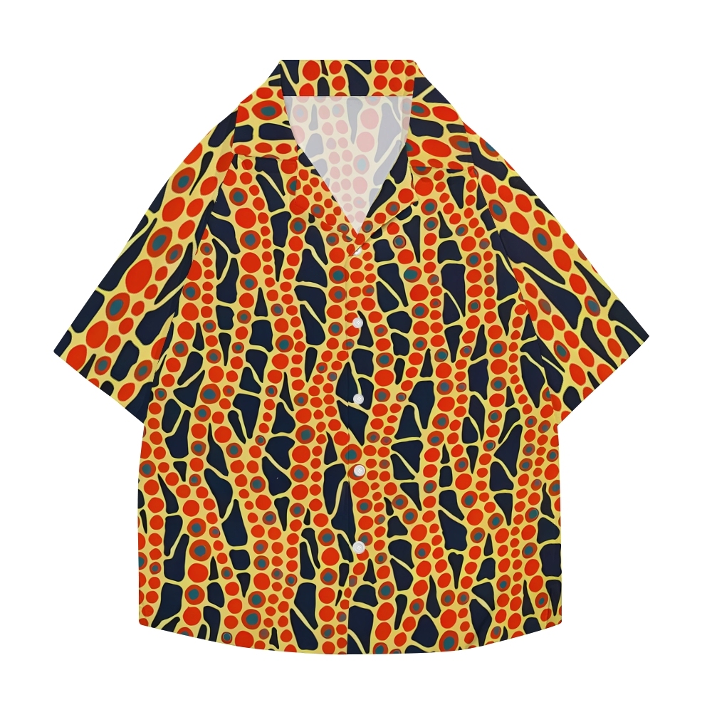 Yayoi Kusama Dot Japanese Style Camp Shirt