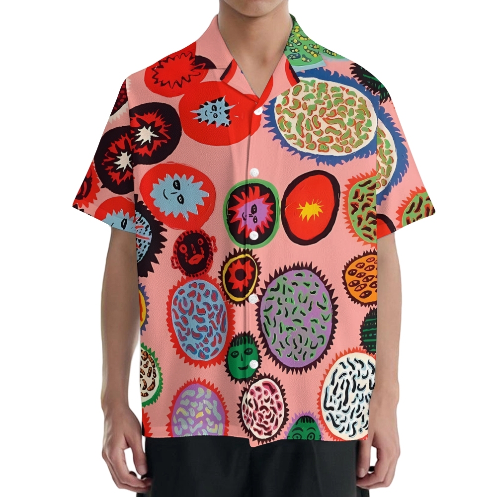 Yayoi Kusama Dot Japanese Style Camp Shirt