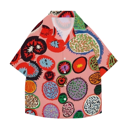 Yayoi Kusama Dot Japanese Style Camp Shirt