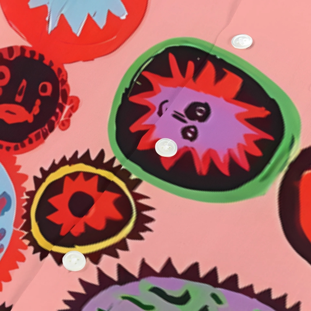 Yayoi Kusama Dot Japanese Style Camp Shirt