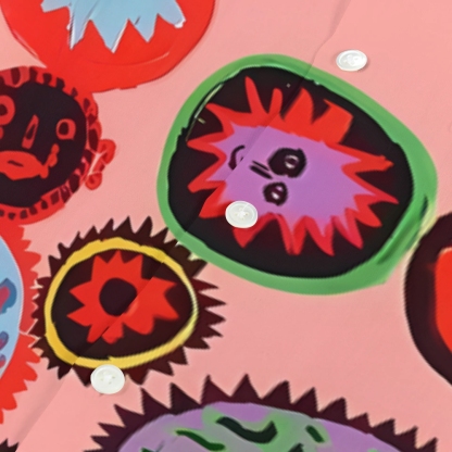 Yayoi Kusama Dot Japanese Style Camp Shirt