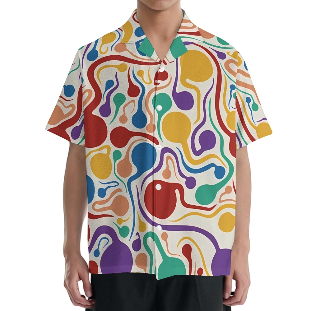 Yayoi Kusama Dot Japanese Style Camp Shirt