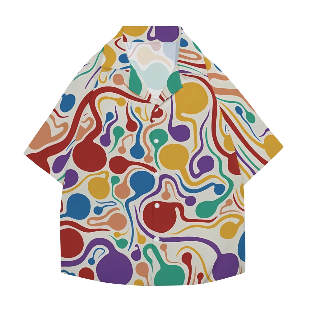 Yayoi Kusama Dot Japanese Style Camp Shirt