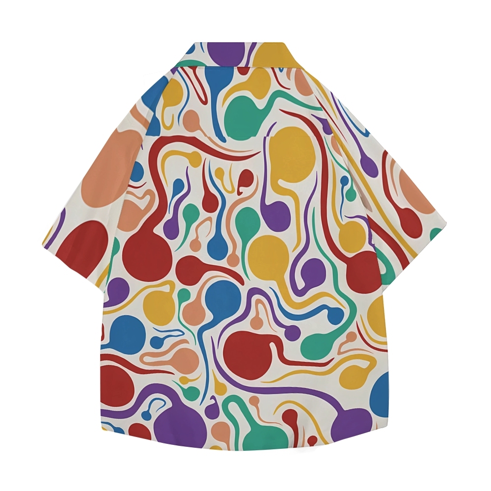 Yayoi Kusama Dot Japanese Style Camp Shirt