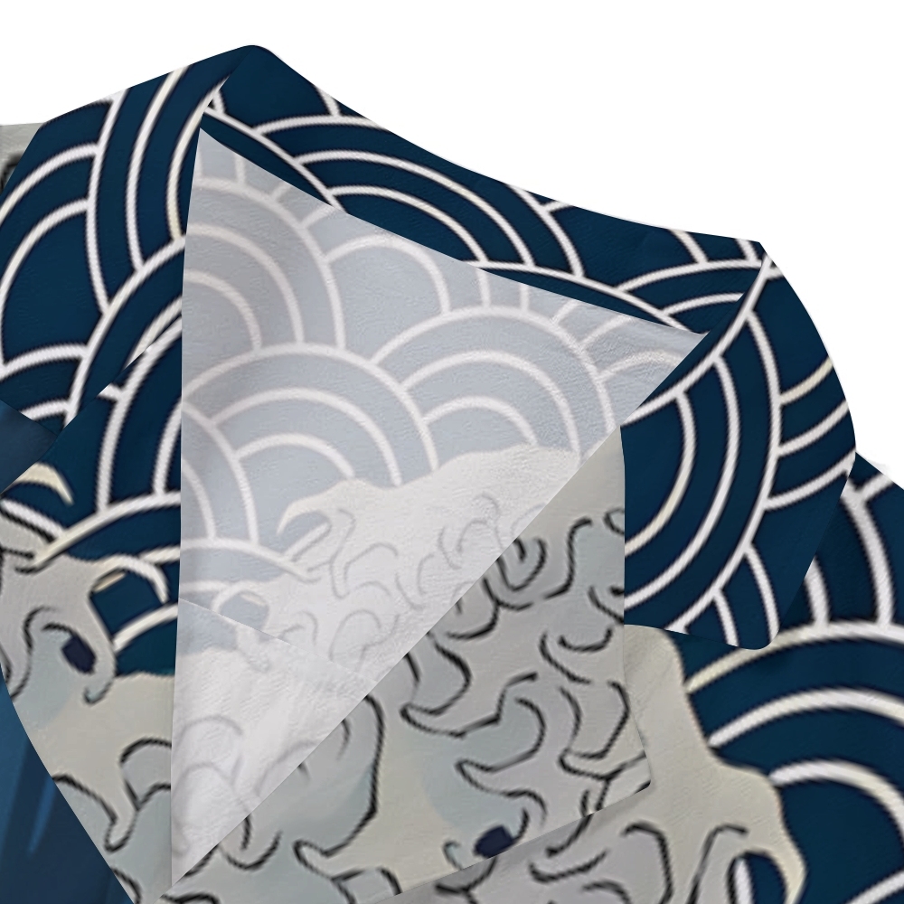 Great Wave Japanese Style Camp Shirt