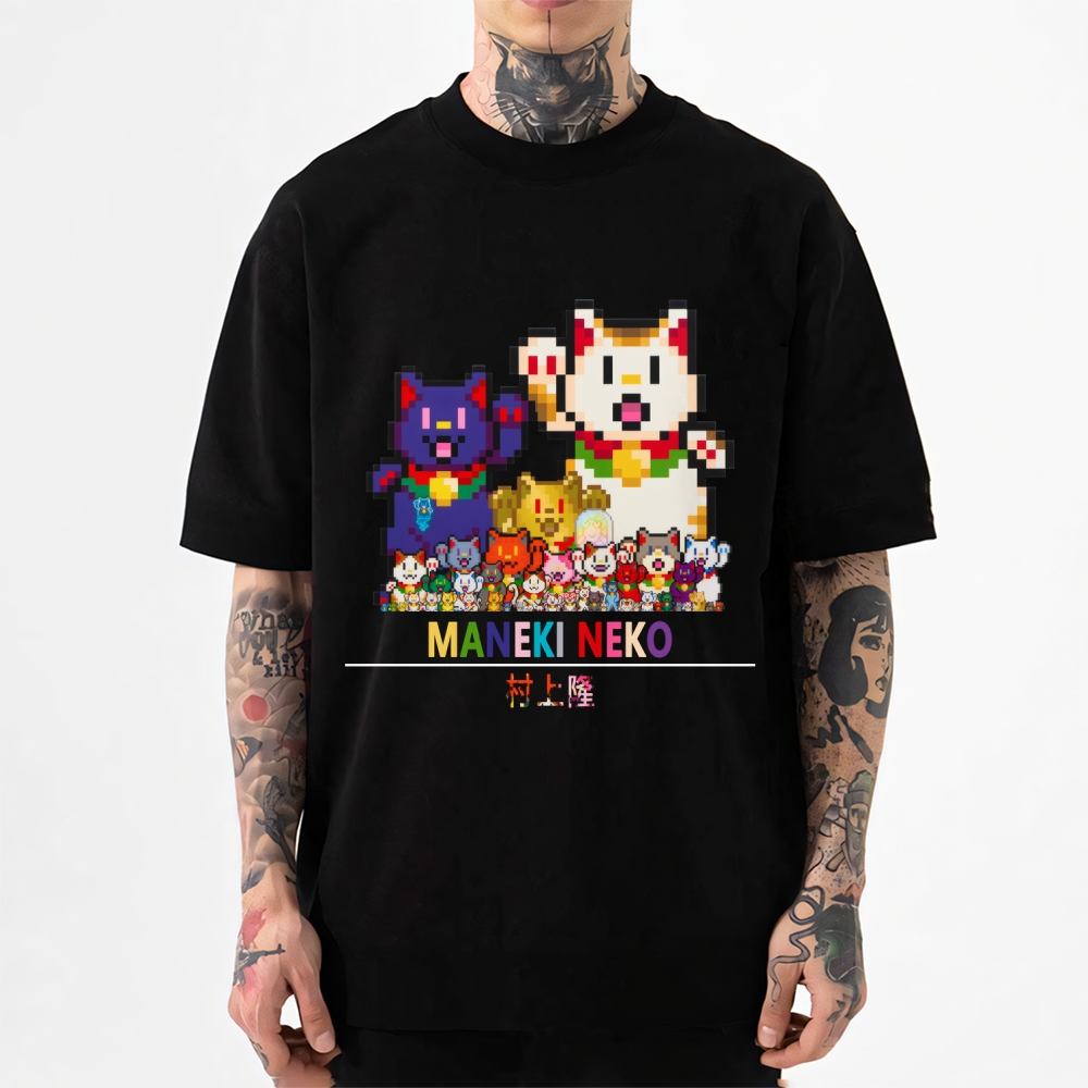 Lucky Cat Japanese Style Classic Tee