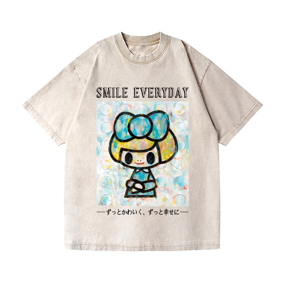 Tomoko Nagao Vintage Wash Japanese Design T-Shirt