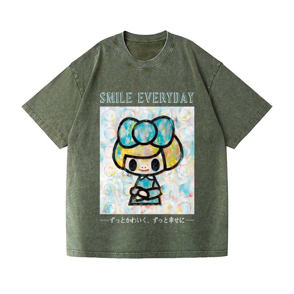 Tomoko Nagao Vintage Wash Japanese Design T-Shirt