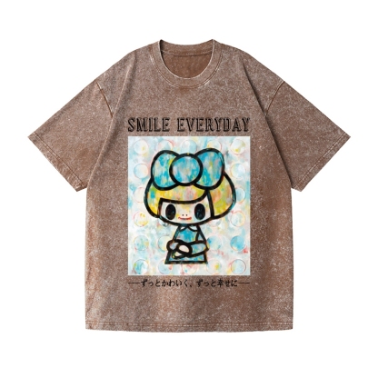 Tomoko Nagao Vintage Wash Japanese Design T-Shirt