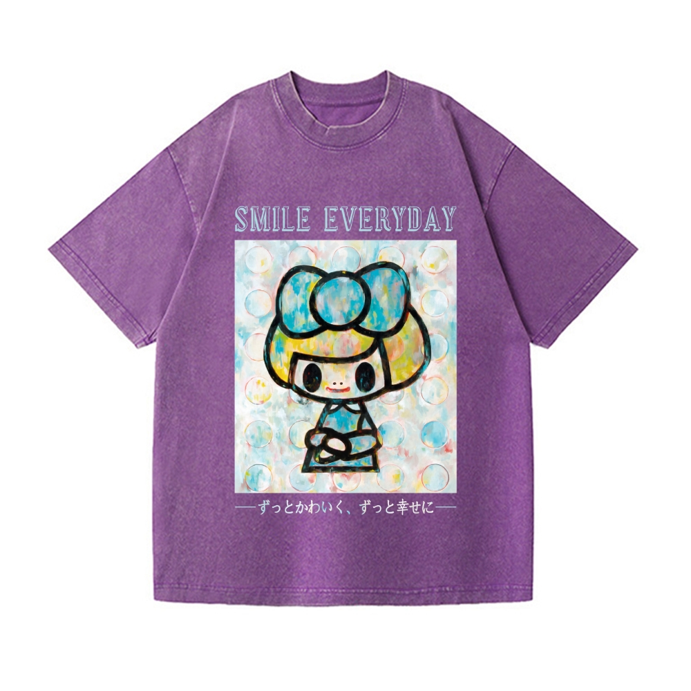 Tomoko Nagao Vintage Wash Japanese Design T-Shirt
