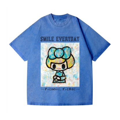 Tomoko Nagao Vintage Wash Japanese Design T-Shirt