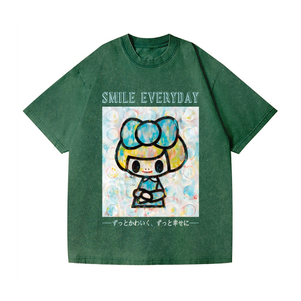 Tomoko Nagao Vintage Wash Japanese Design T-Shirt