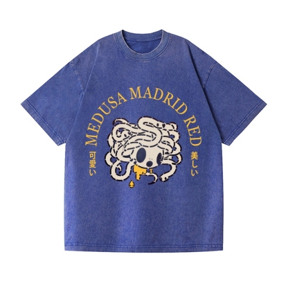 Tomoko Nagao Medusa Madrid Vintage Wash Japanese Design T-Shirt