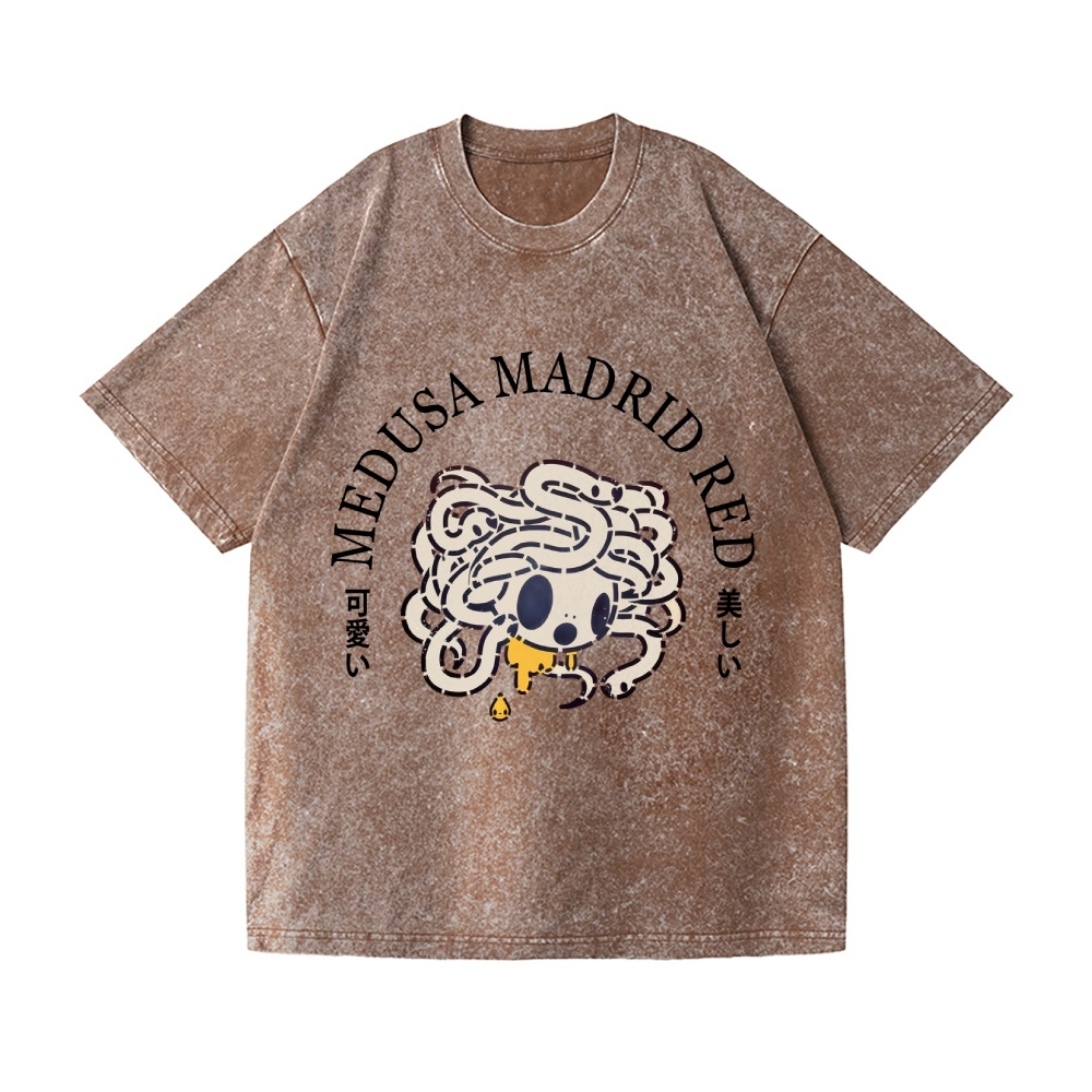 Tomoko Nagao Medusa Madrid Vintage Wash Japanese Design T-Shirt