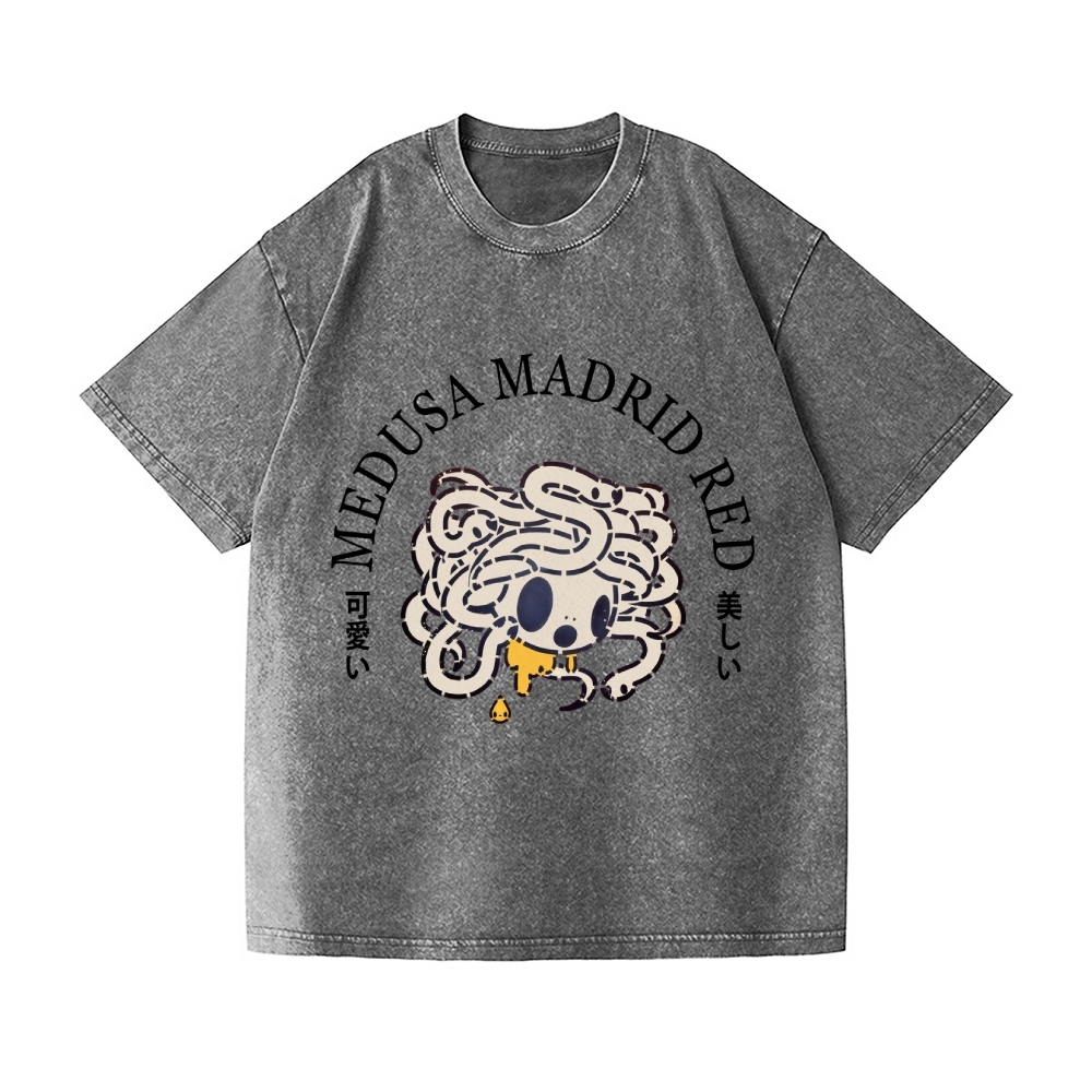 Tomoko Nagao Medusa Madrid Vintage Wash Japanese Design T-Shirt