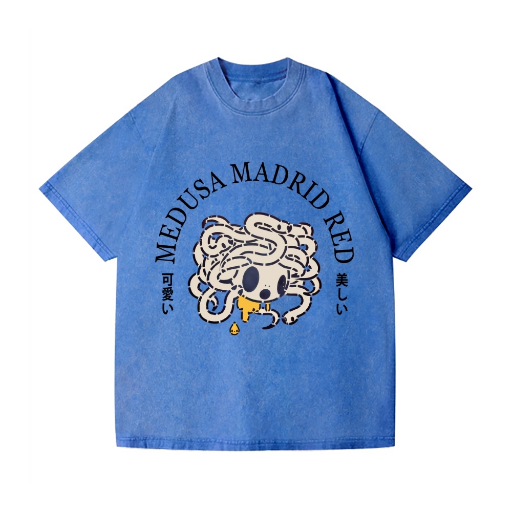 Tomoko Nagao Medusa Madrid Vintage Wash Japanese Design T-Shirt