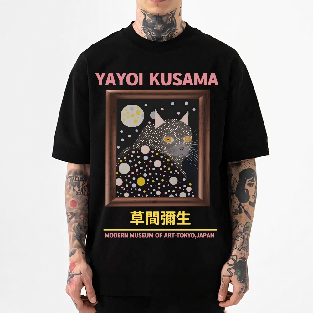 Yayoi Kusama Cat Japanese Style Classic Tee