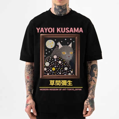 Yayoi Kusama Cat Japanese Style Classic Tee