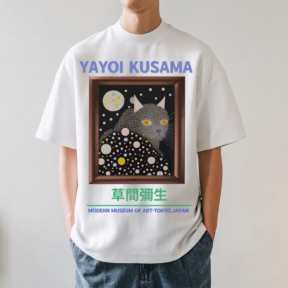 Yayoi Kusama Cat Japanese Style Classic Tee