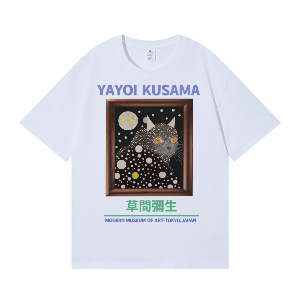 Yayoi Kusama Cat Japanese Style Classic Tee