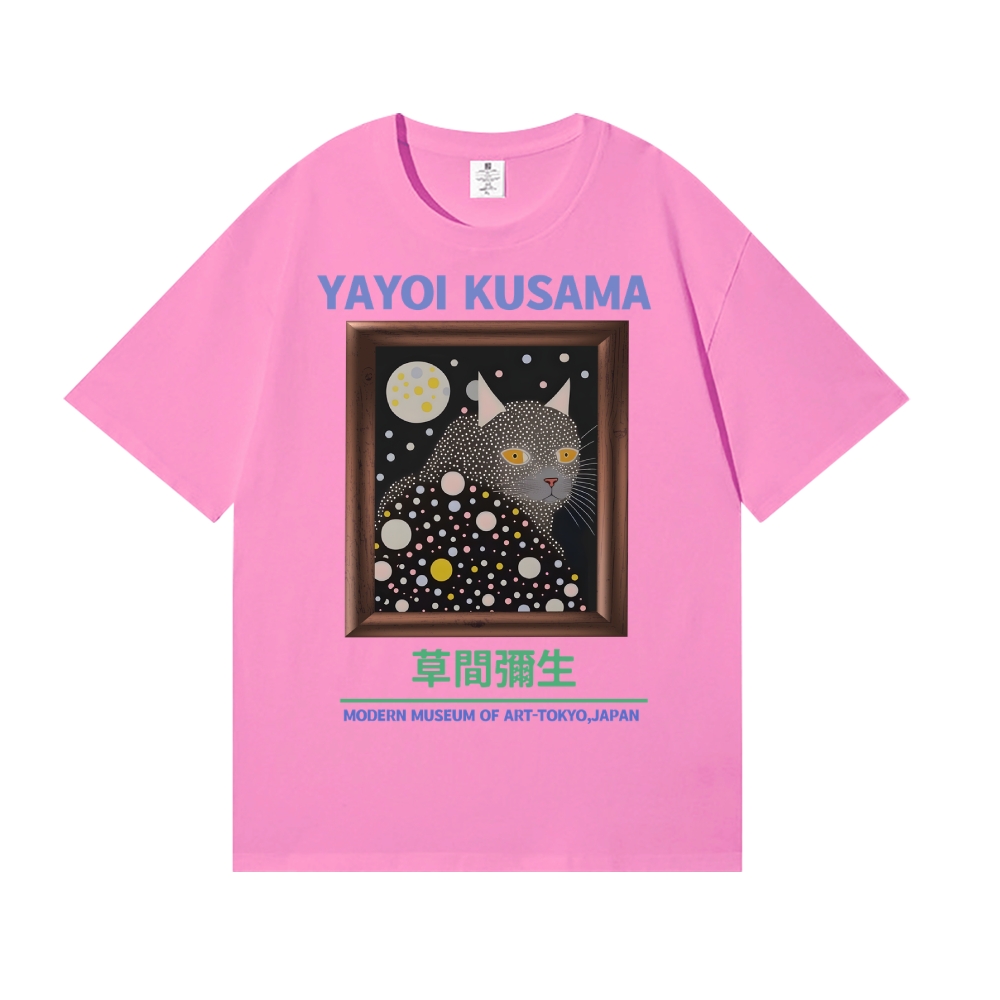Yayoi Kusama Cat Japanese Style Classic Tee