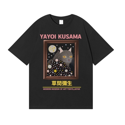 Yayoi Kusama Cat Japanese Style Classic Tee