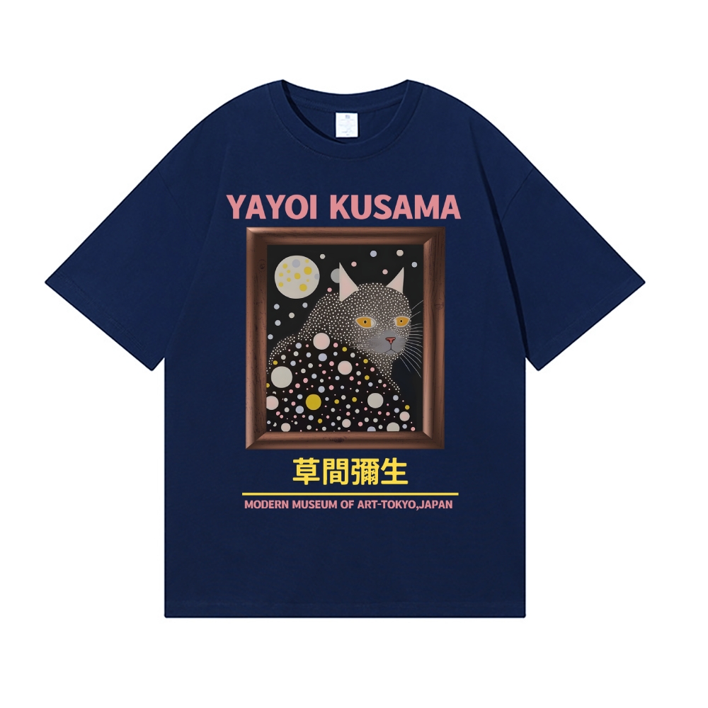 Yayoi Kusama Cat Japanese Style Classic Tee