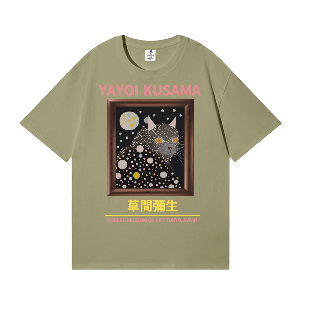 Yayoi Kusama Cat Japanese Style Classic Tee
