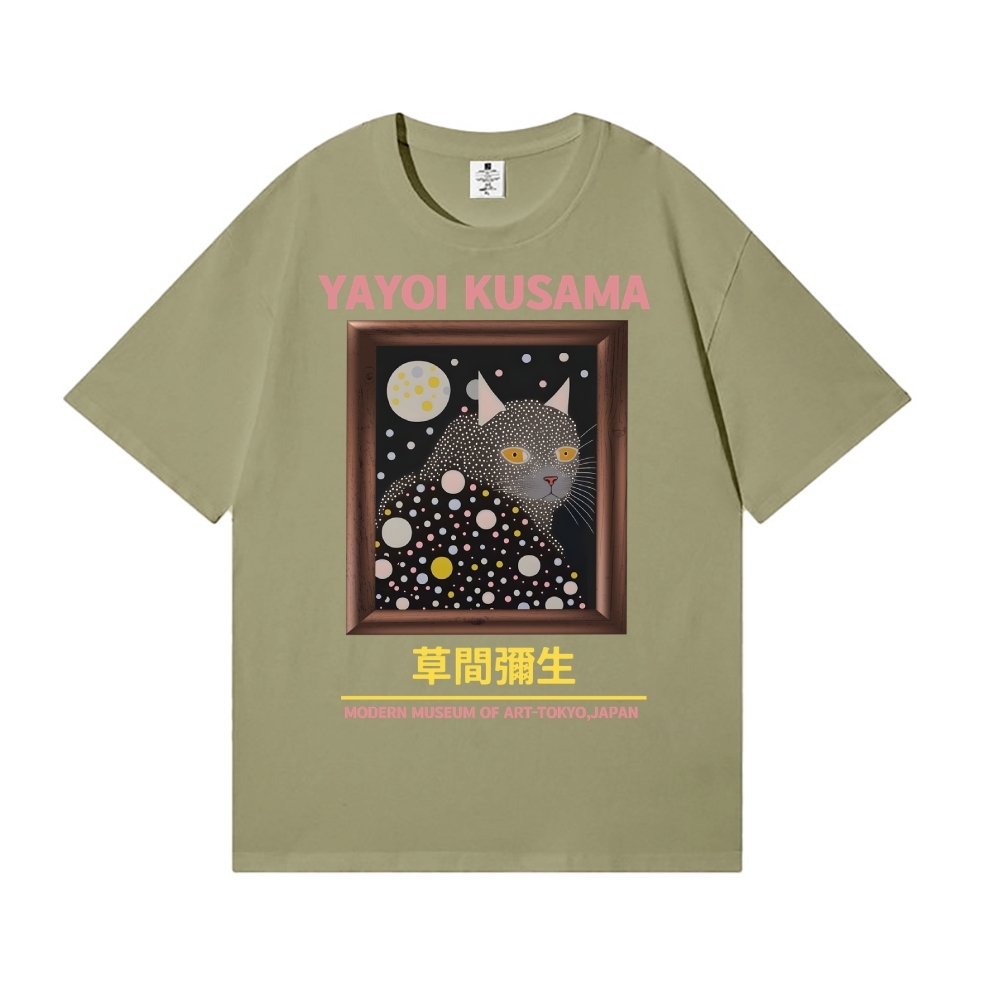 Yayoi Kusama Cat Japanese Style Classic Tee