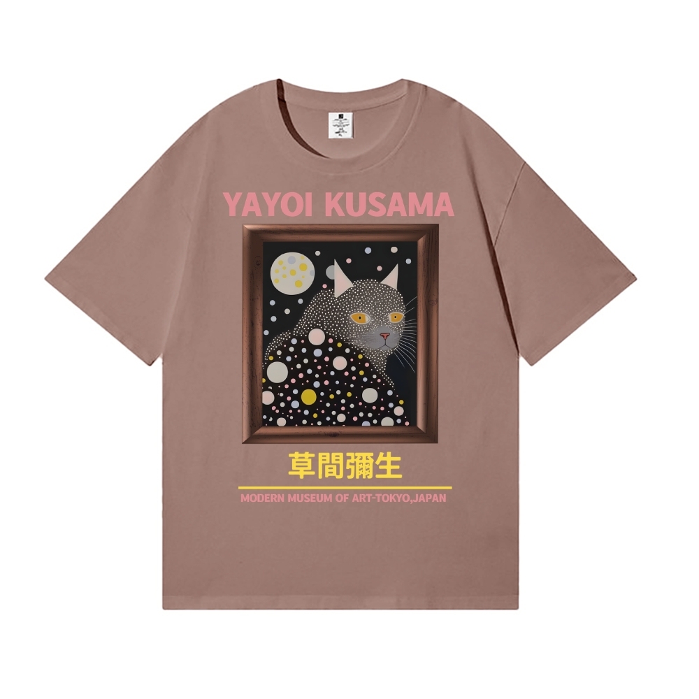 Yayoi Kusama Cat Japanese Style Classic Tee