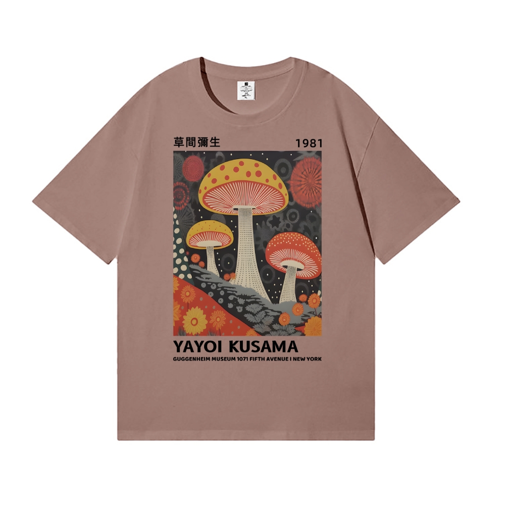 Yayoi Kusama Mushrooms Japanese Style Classic Tee