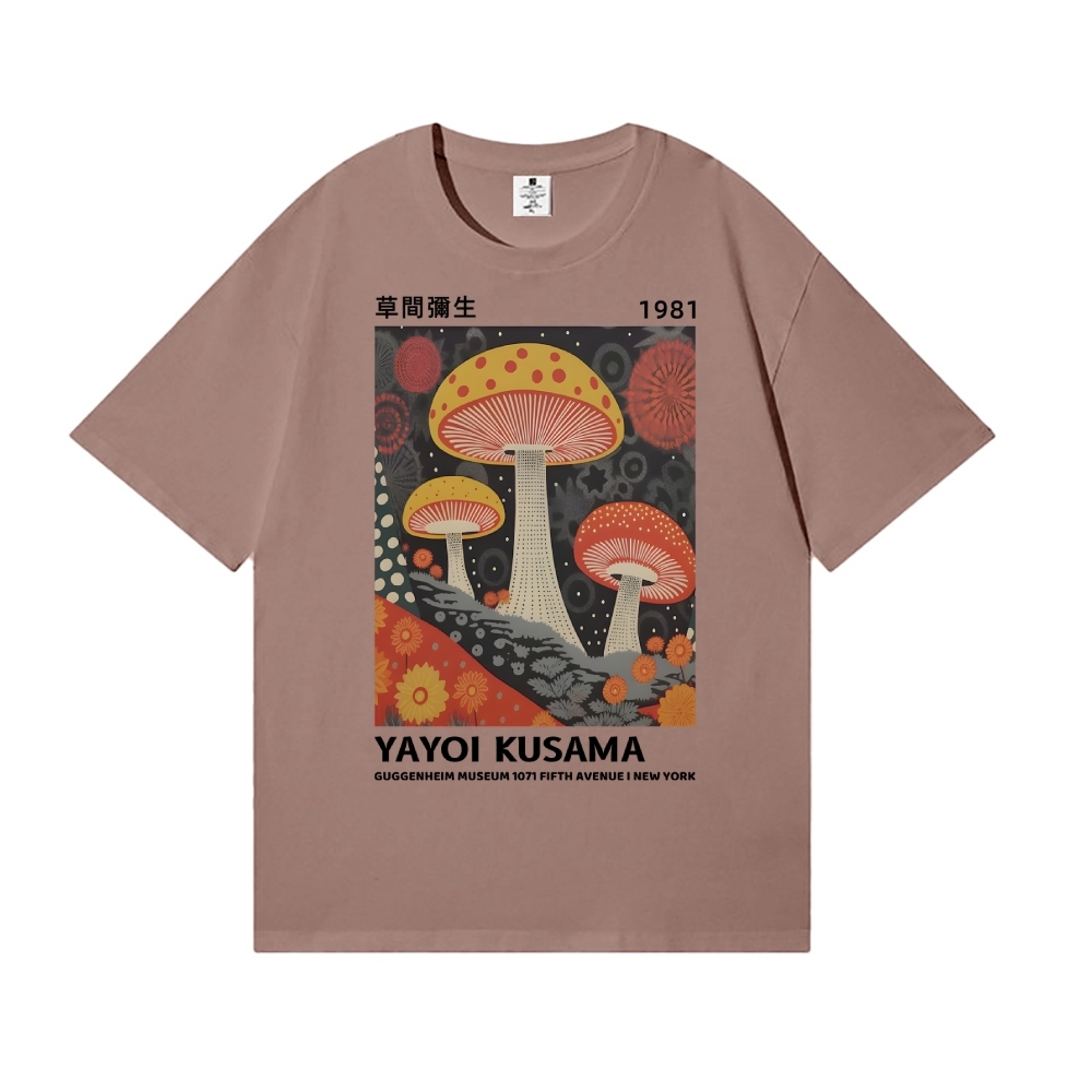 Yayoi Kusama Mushrooms Japanese Style Classic Tee