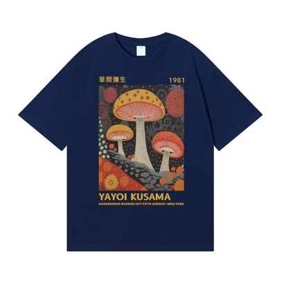 Yayoi Kusama Mushrooms Japanese Style Classic Tee