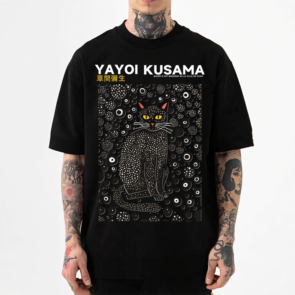 Yayoi Kusama Cat Japanese Style Classic Tee