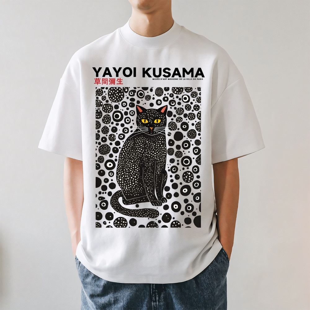 Yayoi Kusama Cat Japanese Style Classic Tee