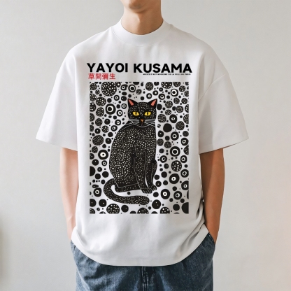 Yayoi Kusama Cat Japanese Style Classic Tee