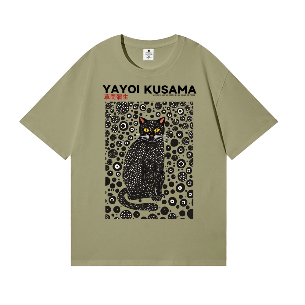 Yayoi Kusama Cat Japanese Style Classic Tee