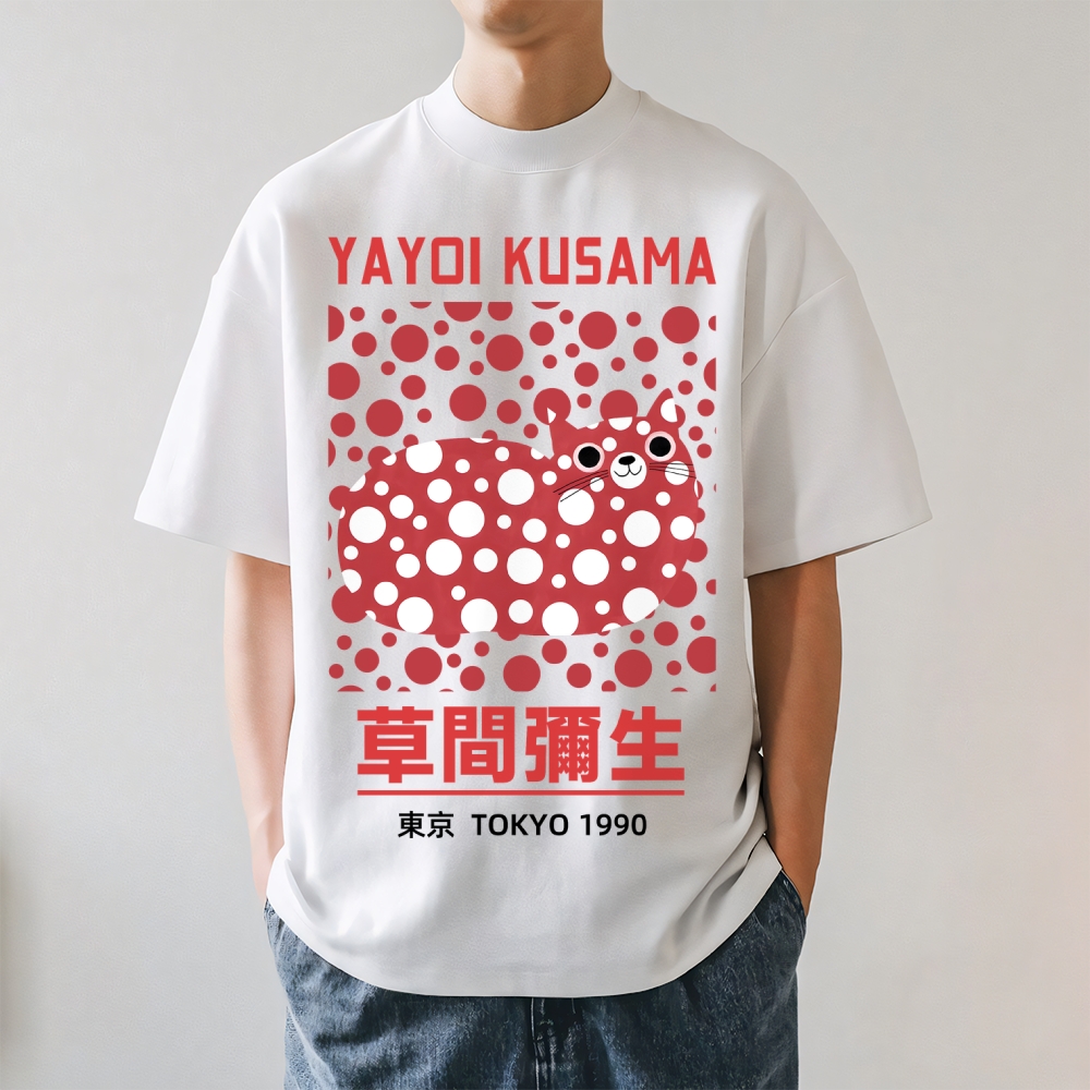 Yayoi Kusama Cat Japanese Style Classic Tee