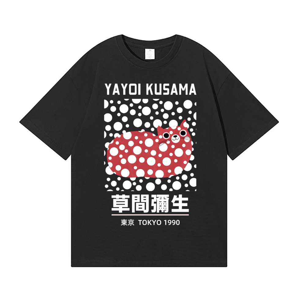 Yayoi Kusama Cat Japanese Style Classic Tee