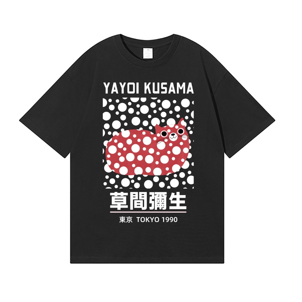 Yayoi Kusama Cat Japanese Style Classic Tee