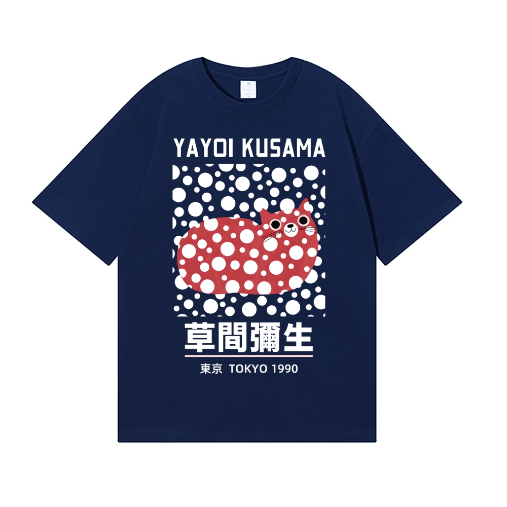 Yayoi Kusama Cat Japanese Style Classic Tee