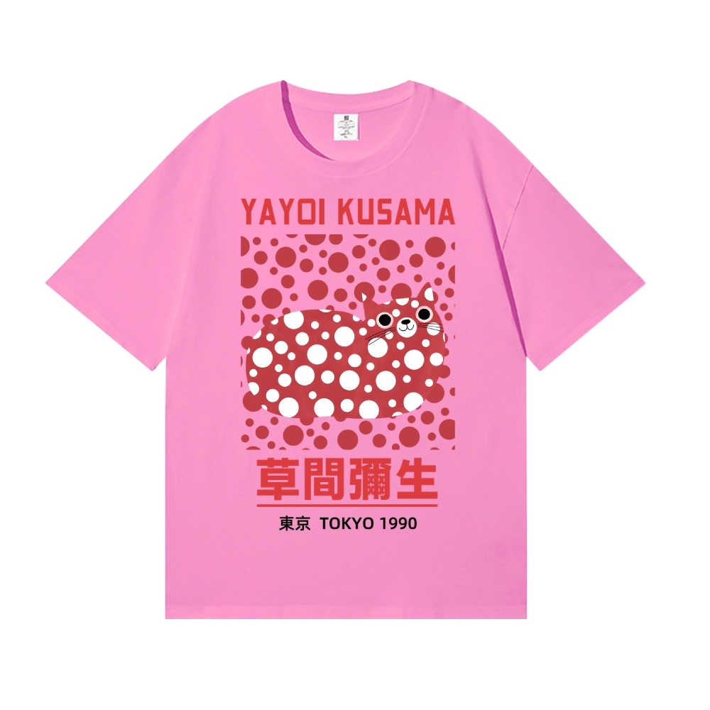 Yayoi Kusama Cat Japanese Style Classic Tee